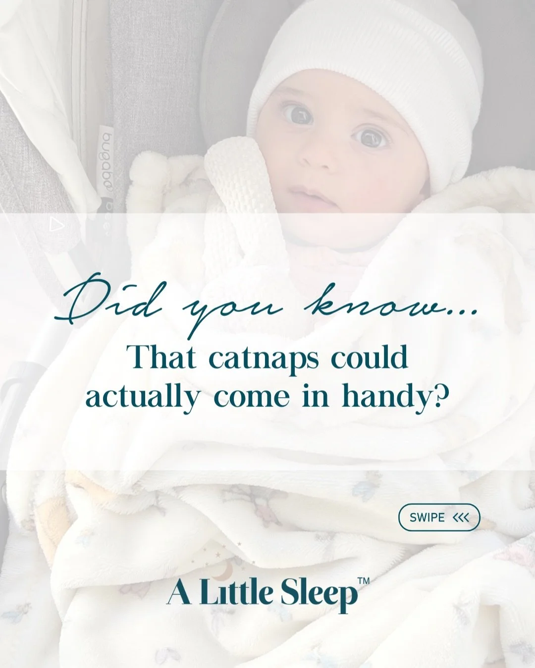 Catnaps aren&rsquo;t all evil! 💤
 Sometimes they&rsquo;re exactly what your baby needs.
If bedtime feels miles away and your baby still has too many hours to stay awake, a catnap can be a total lifesaver. Even just 15&ndash;30 minutes (depending on 