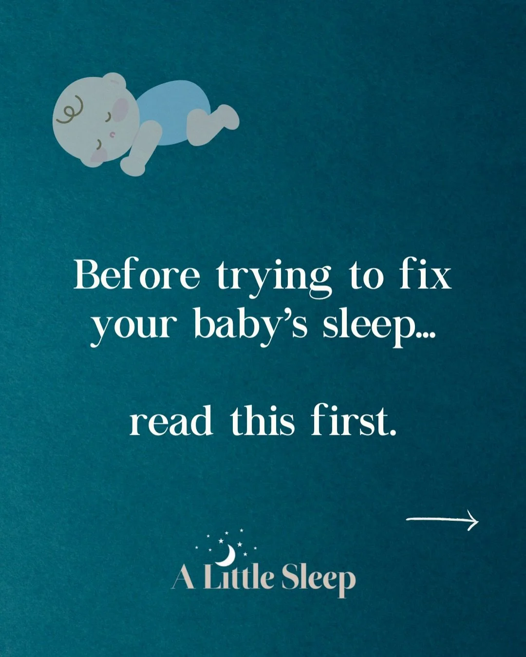 If you&rsquo;re waiting for a perfect 12-hour night&hellip; or an 8am wake-up&hellip; you might be waiting forever.
We&rsquo;ve been taught that good sleep looks one specific way.

12 hour nights. Long daytime naps. Sleeping in past 7.
But baby sleep