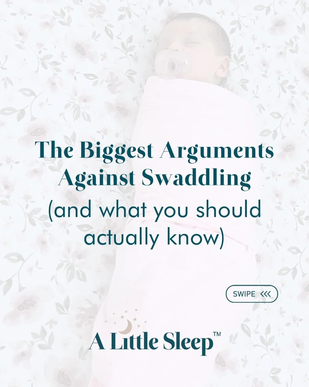 There&rsquo;s a lot of mixed messaging around swaddling.
These are some of the most common concerns, and what actually matters.

When done properly, swaddling can be a safe, supportive tool in those early newborn weeks- and it can be the one thing th