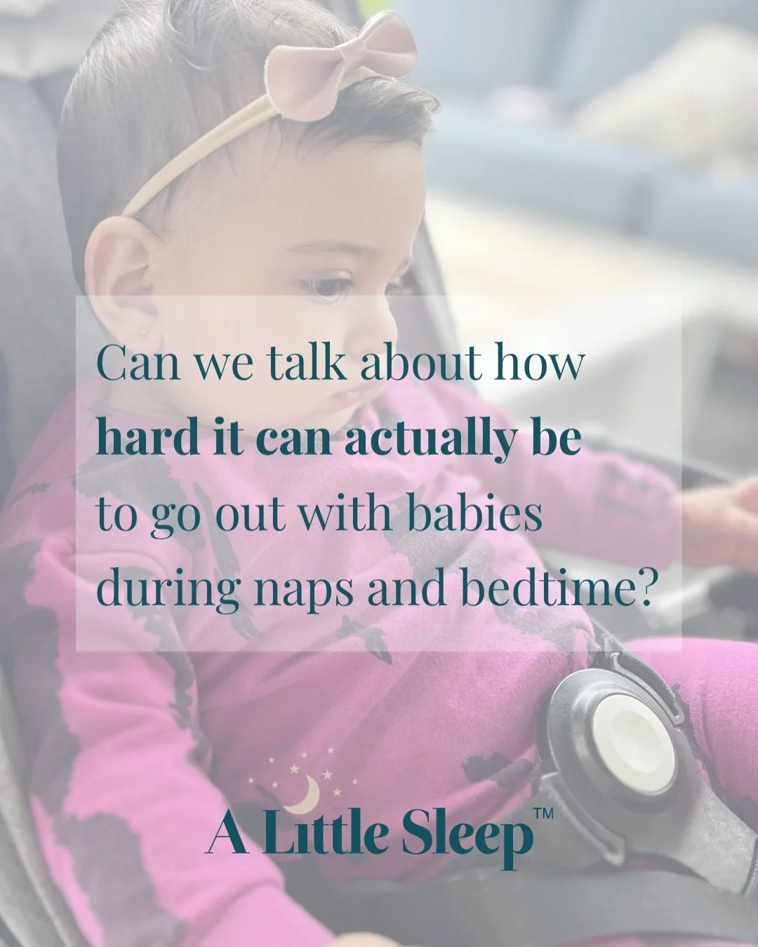 Going out with babies and little kids late at night or during nap time is not for everyone&hellip;
And it doesn&rsquo;t have to be.

You&rsquo;re not crazy.
You&rsquo;re not alone.
And you are not wrong for choosing to keep them at home.

Because let