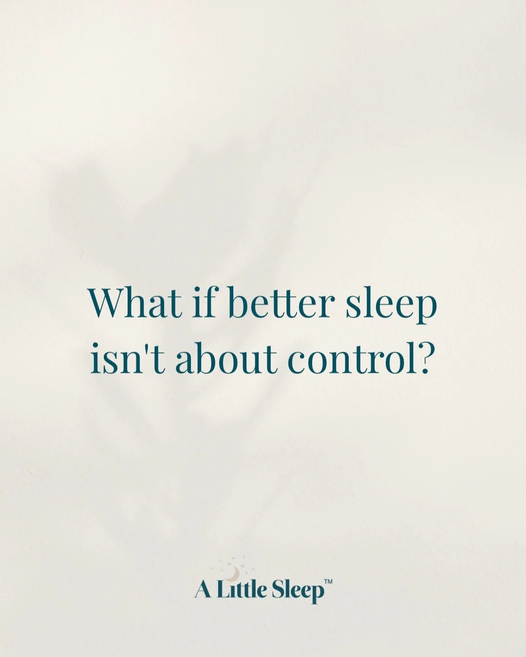 One of the most freeing things I learned about baby sleep was this:

❌Not everything is within our control.
❌We can&rsquo;t make our babies sleep longer.
❌We can&rsquo;t force them to sleep when they aren&rsquo;t tired.
❌And we can&rsquo;t change the