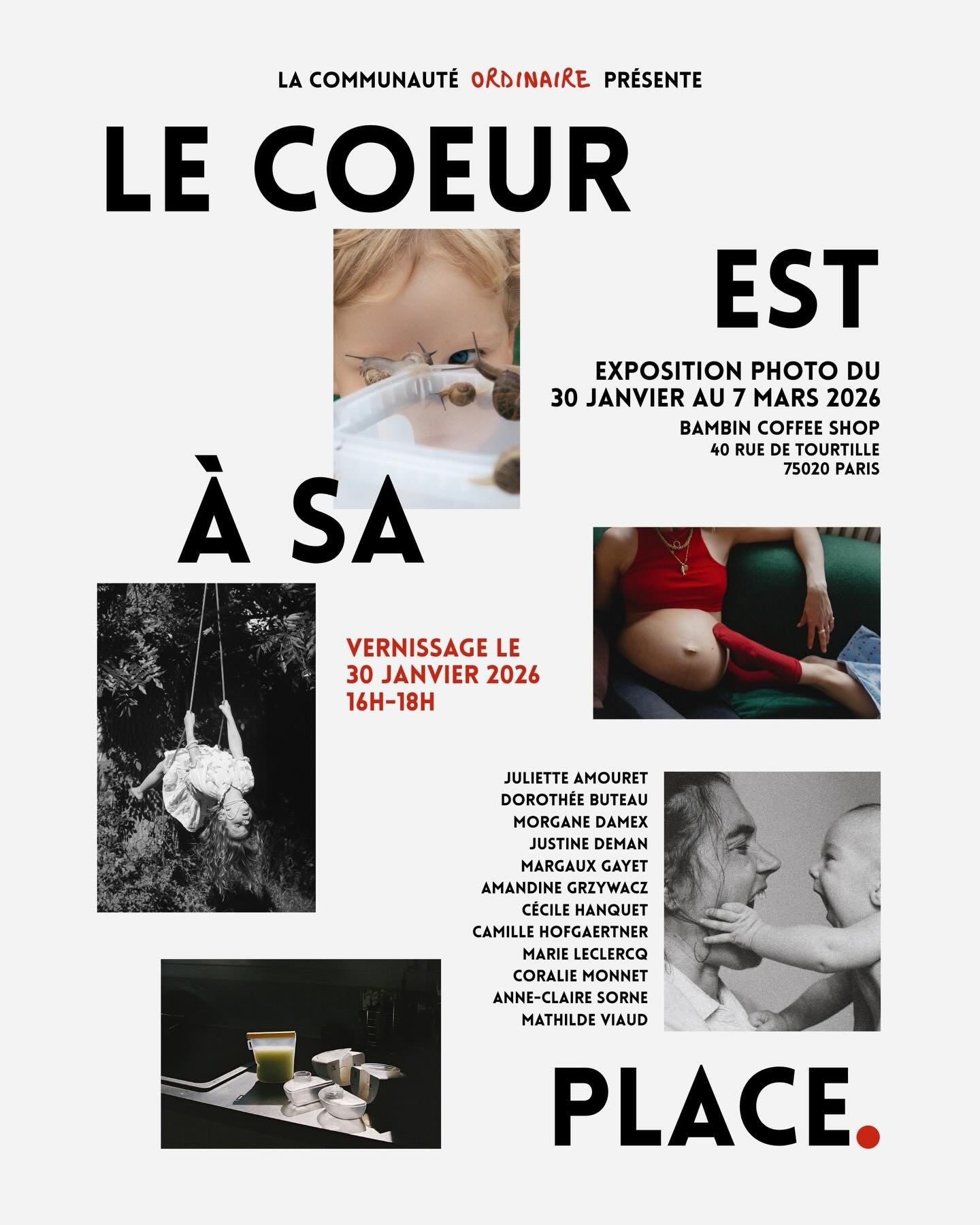 Depuis un an, je suis heureuse de faire partie de la @communaute.ordinaire , un collectif de femmes photographes cr&eacute;&eacute; par la merveilleuse @coralie.monnet 

Ensemble, nous avons imagin&eacute; notre premi&egrave;re exposition.
&laquo; Le
