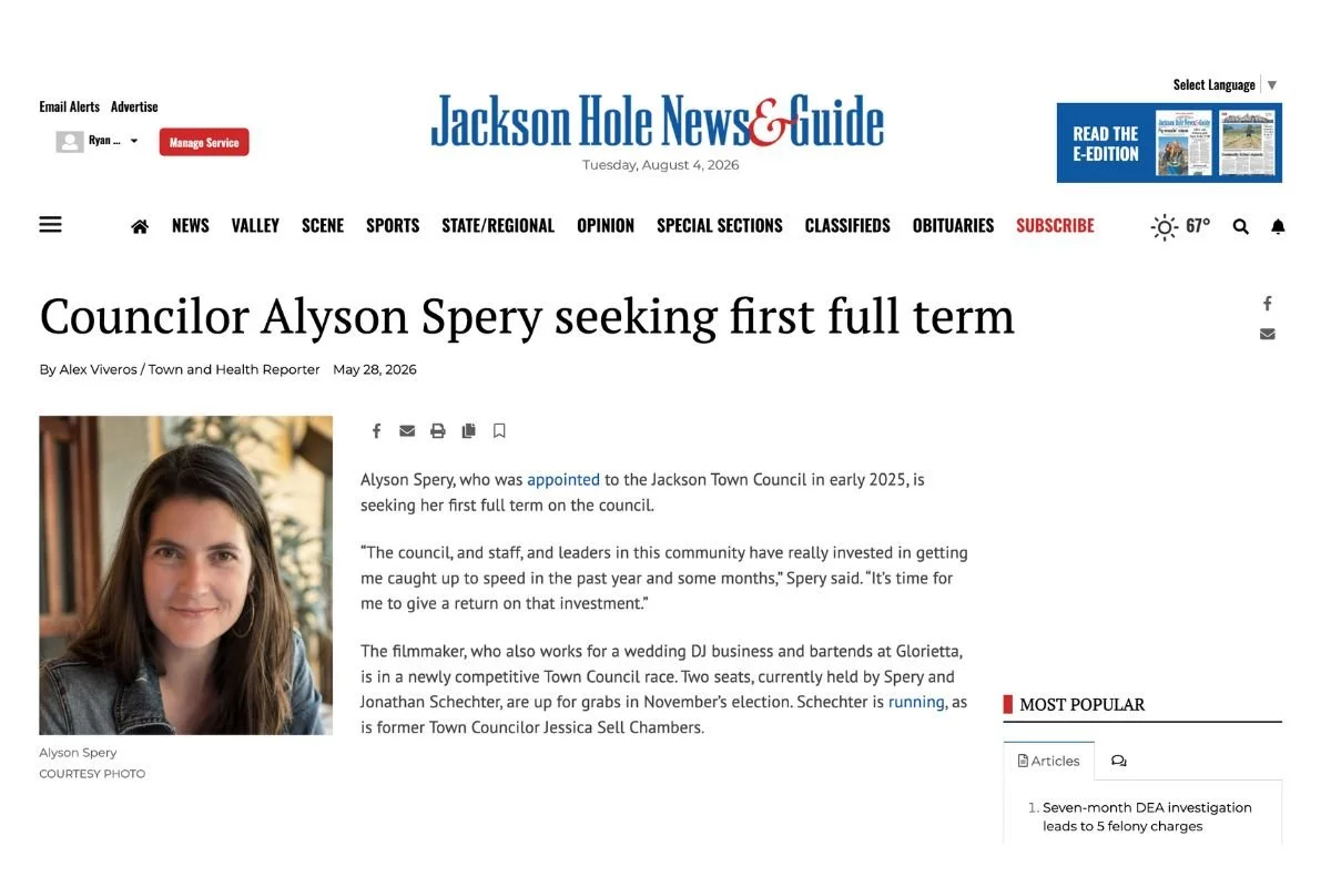Councilor Alyson Spery seeking first full term