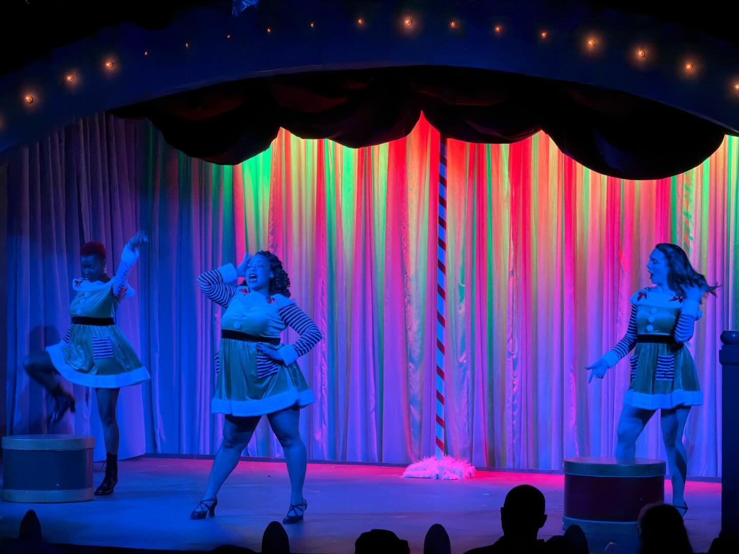 The Holiday Cabaret at @detpubtheatre is going into it&rsquo;s final weekend and I think it&rsquo;s time to share some more pictures I took. I am so happy to get out and do more design work and hope to do more in the new year. I have two major design