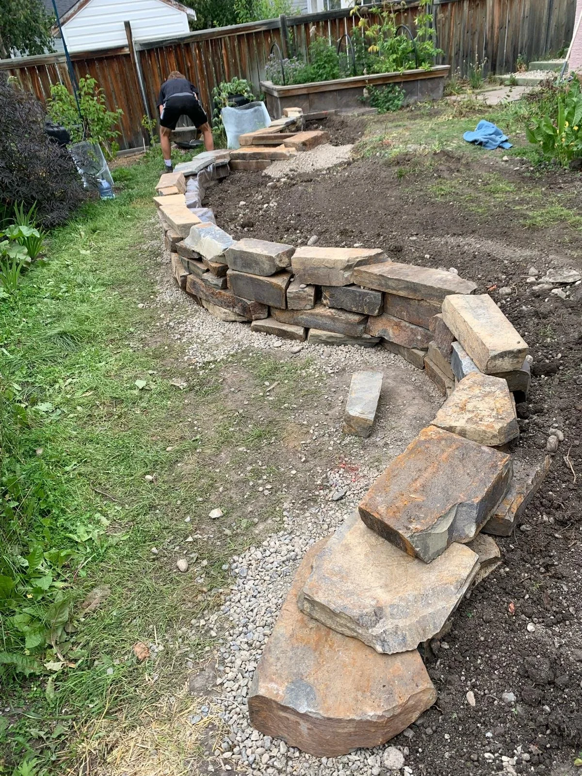 Curtis Landscaping - natural wall