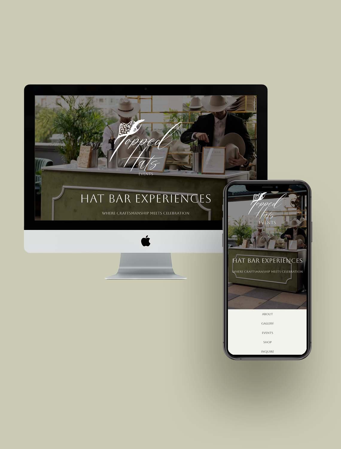 Website Launch For Topped Hats Events