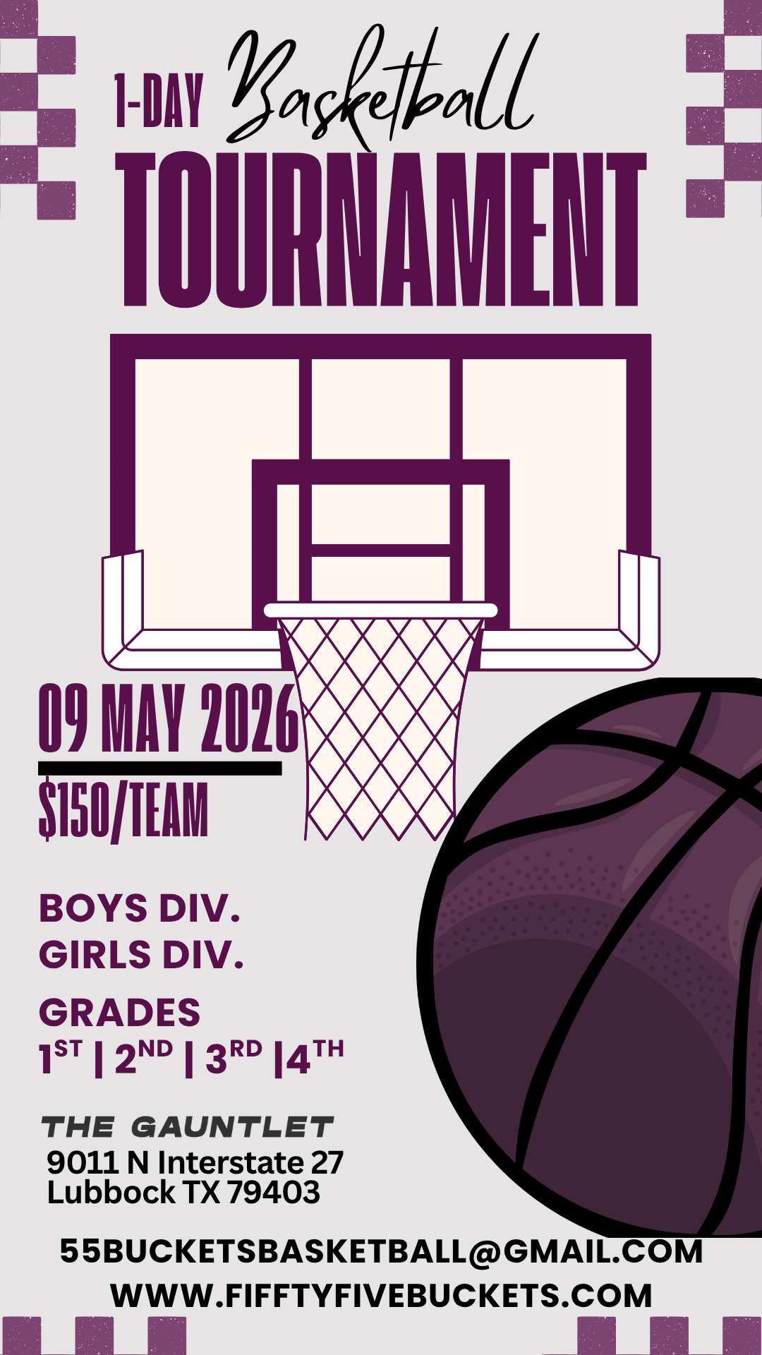 1-Day Basketball Tournament – The Gauntlet