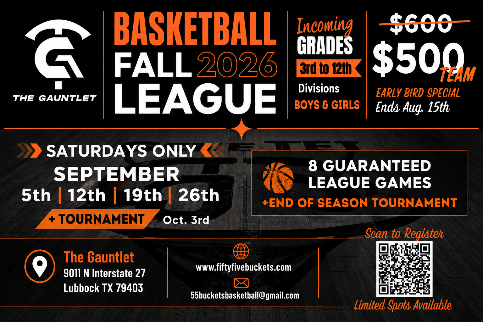 55BUCKETS FALL LEAGUE