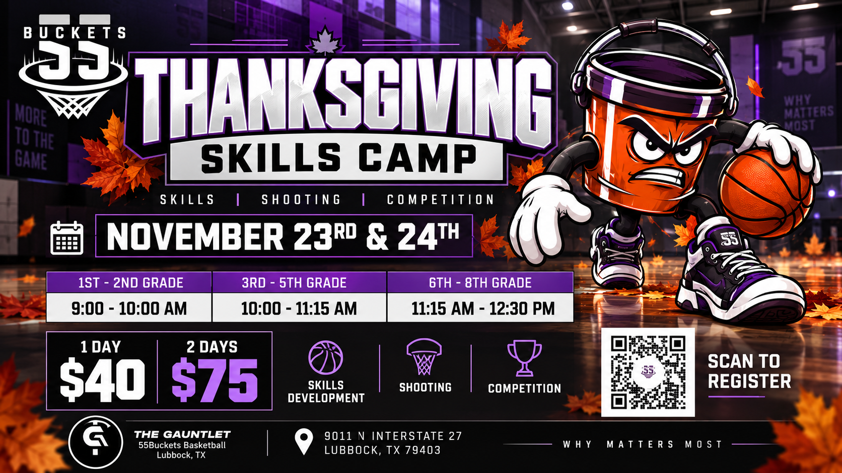 Thanksgiving Skills Camp