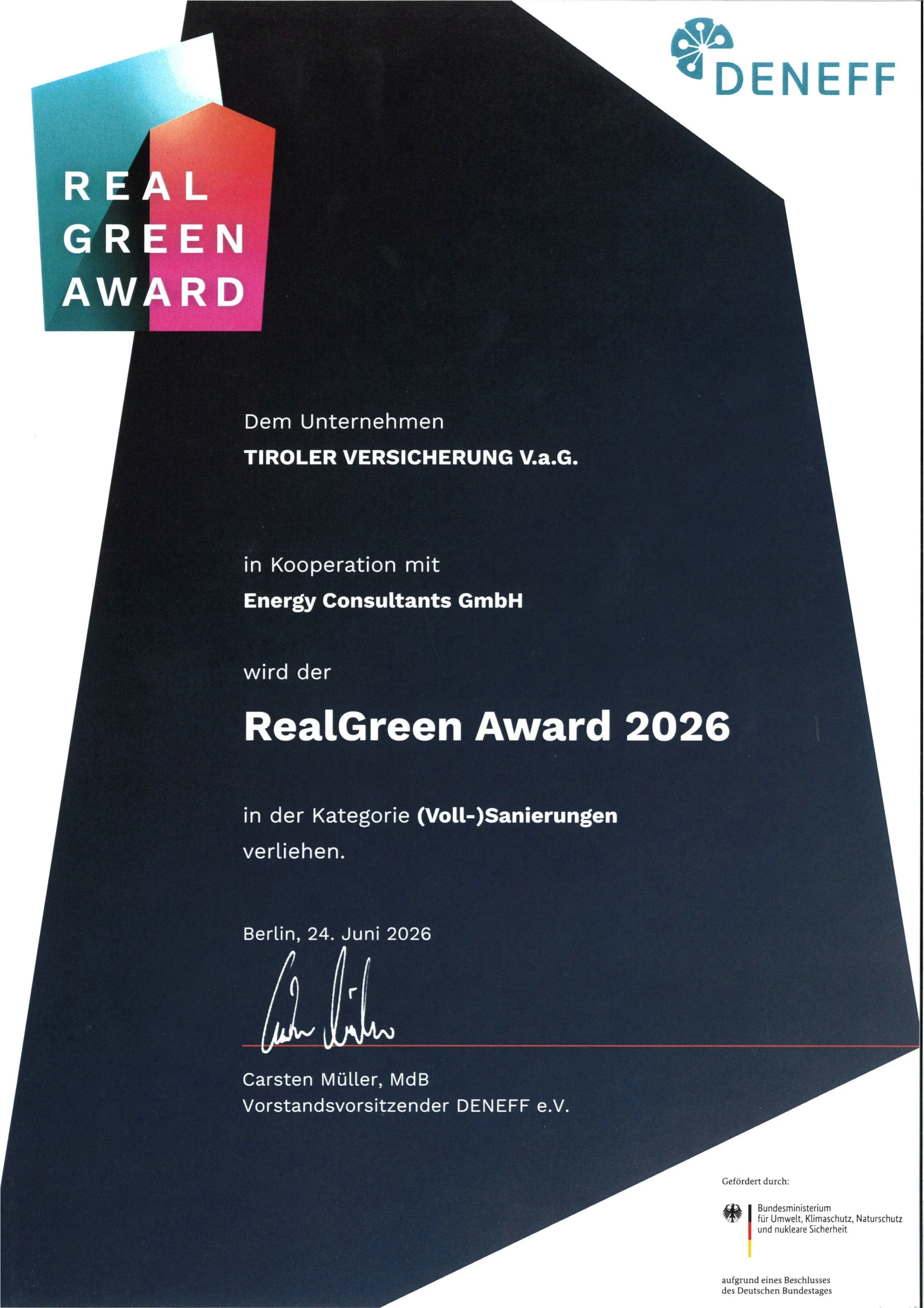 RealGreen Award