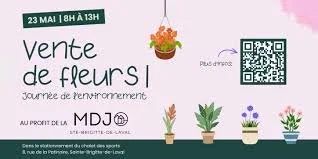 Vente de fleurs à Sainte-Brigitte-de-Laval