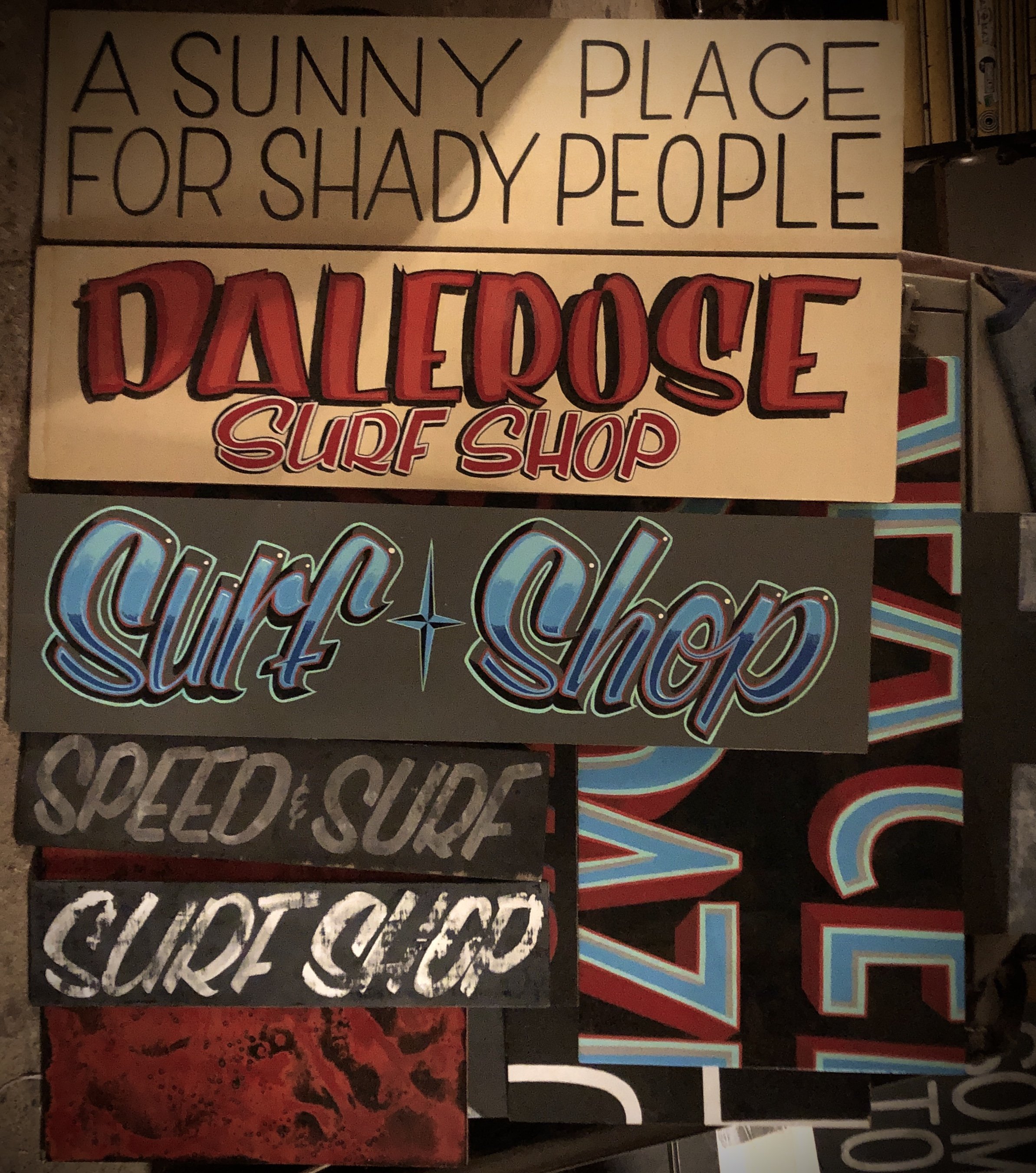 Practicing my sign painting skills
