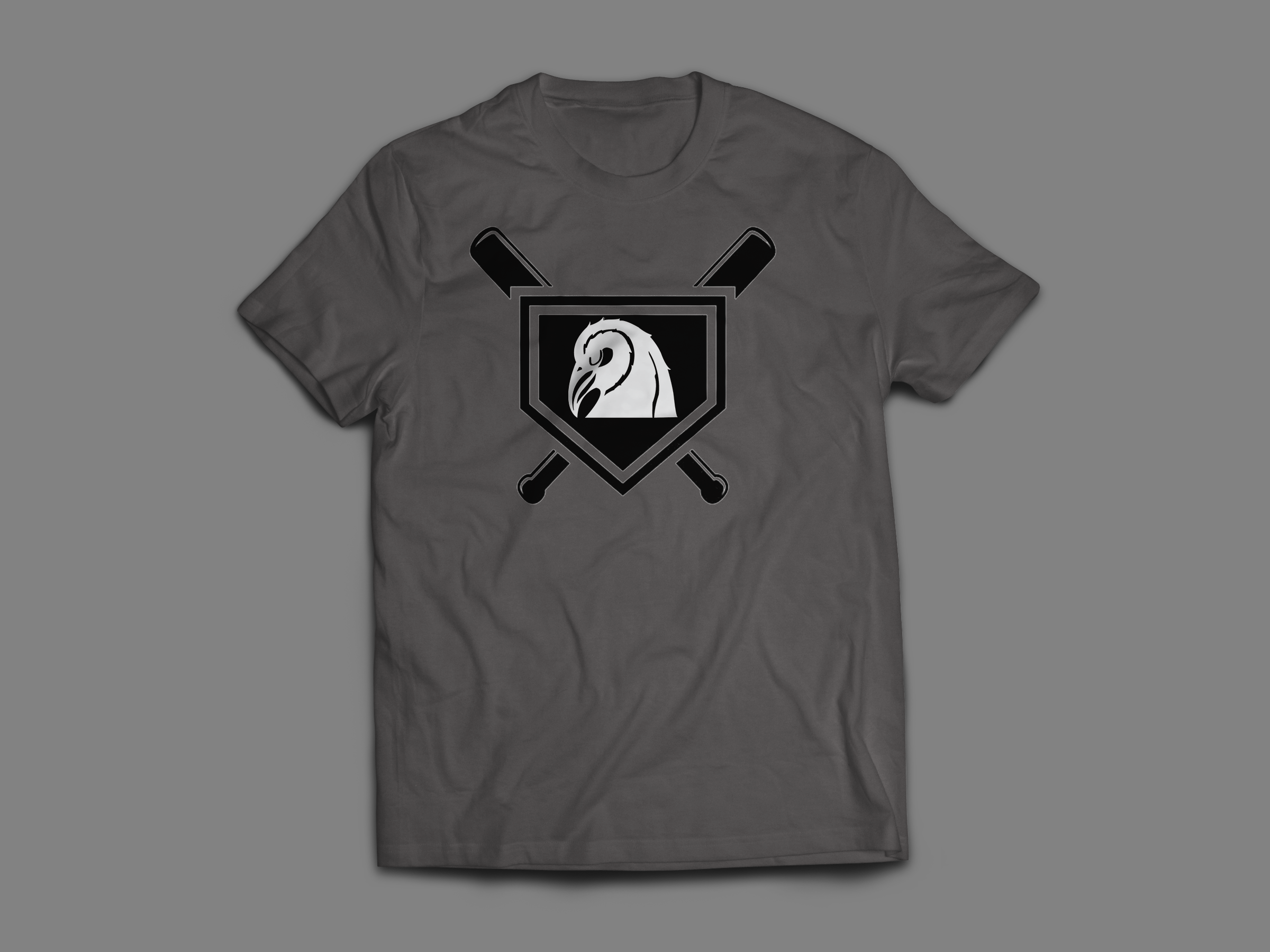 Ravens Plate and Bats Tee gry.png