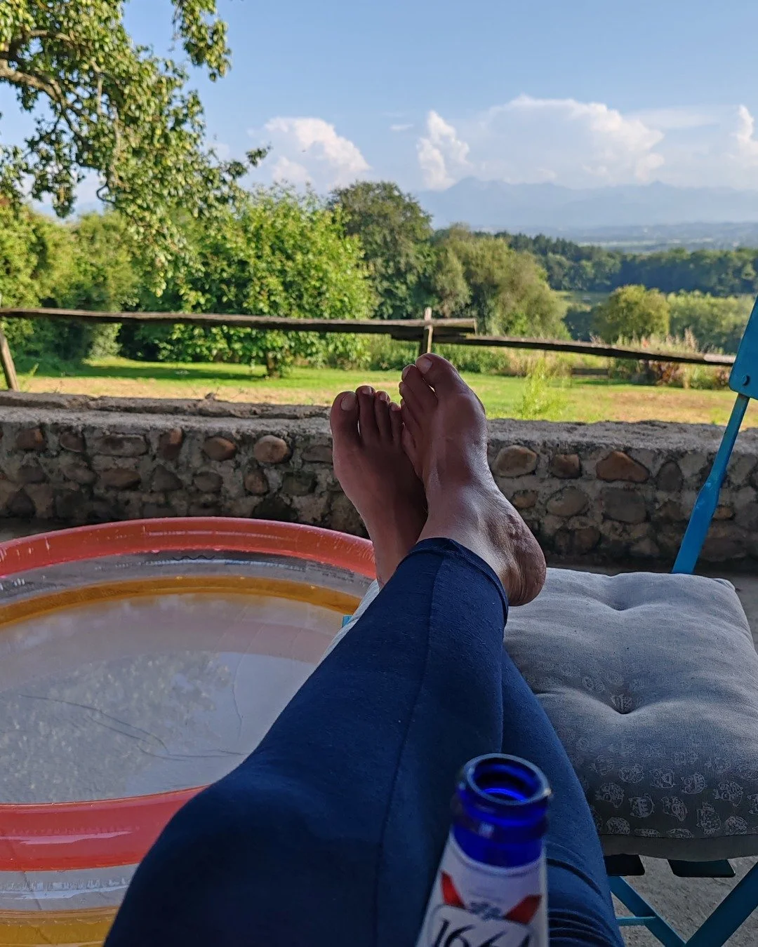 Feet up. Drink in hand. Nowhere to be ☀️

This is what holidays in the Pyr&eacute;n&eacute;es are all about!

#SlowLiving #PyreneesEscape #HolidayMode #HelloPyrenees