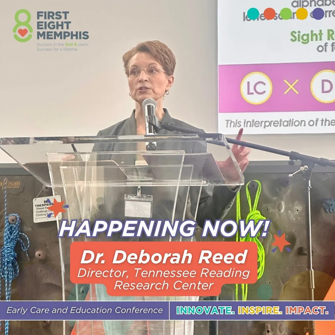 📚💚✨ HAPPENING NOW: Dr. Deborah Reed, Director of TN Reading Research Center is sharing more about the importance of early literacy! #F8MConference2025