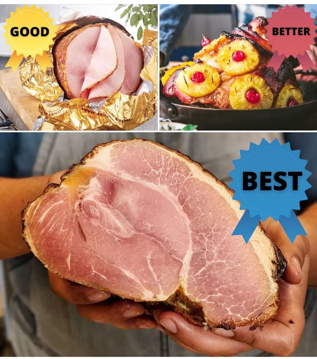 Easter is just over a week away. 
We&rsquo;ve got your ham! 

Stop by any day next week and grab your heritage pork ham, brined with molasses and smoked over alder wood. Stellar as they come. 

Beginning Thursday of next week we will also have potato