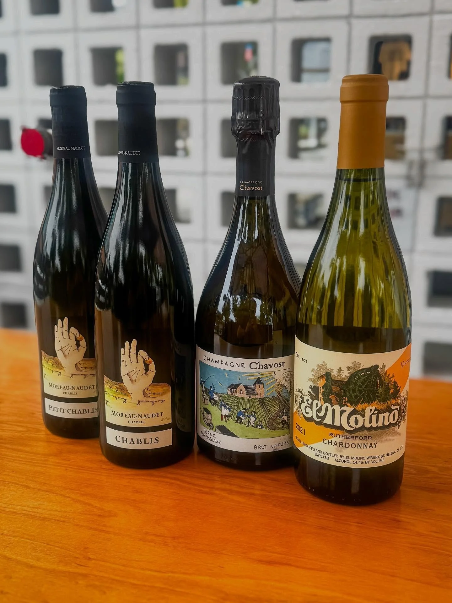 A celebration of Chardonnay - from here in Napa @elmolinowinery to champagne from @champagnechavost to the legends @moreau_naudet we have a varied selection of exceptional expressions of this grape. Young vine, mature plantings, bubbles, and balance&