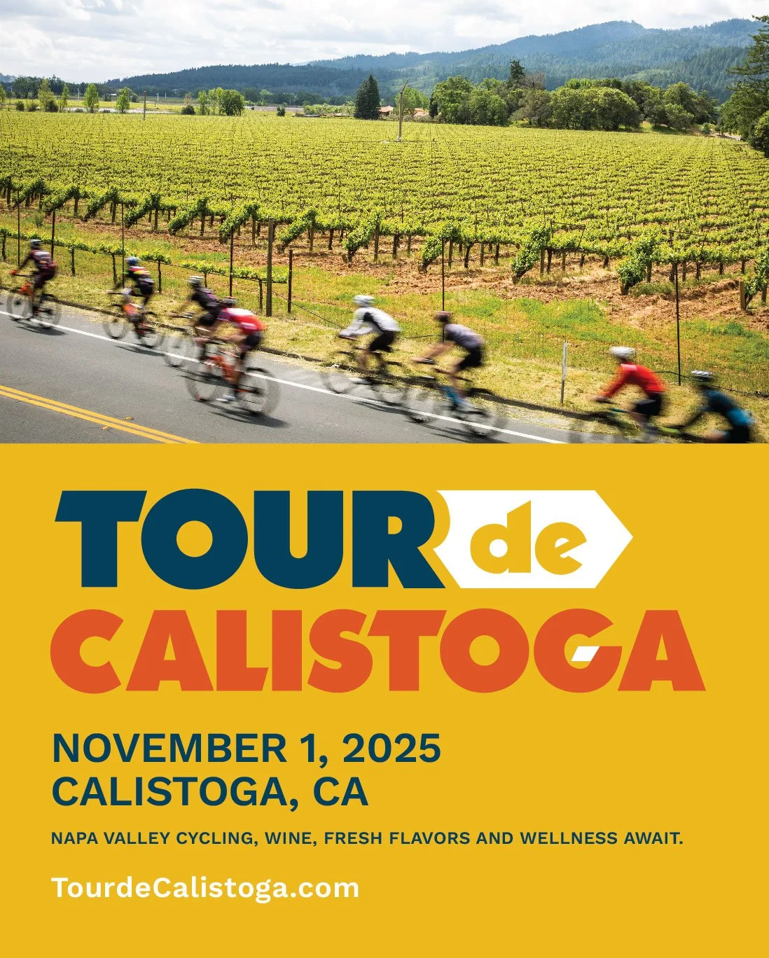 🚴&zwj;♂️ Win a $595 Vintner&rsquo;s Pass! - RAFFLE LINK IN BIO!

LAST CHANCE to win the Vintner&rsquo;s Pass!
Just $5 a ticket to win a prize worth $595!

The pass includes the full Tour de Calistoga weekend experience:

Friday &ndash; VIP reception