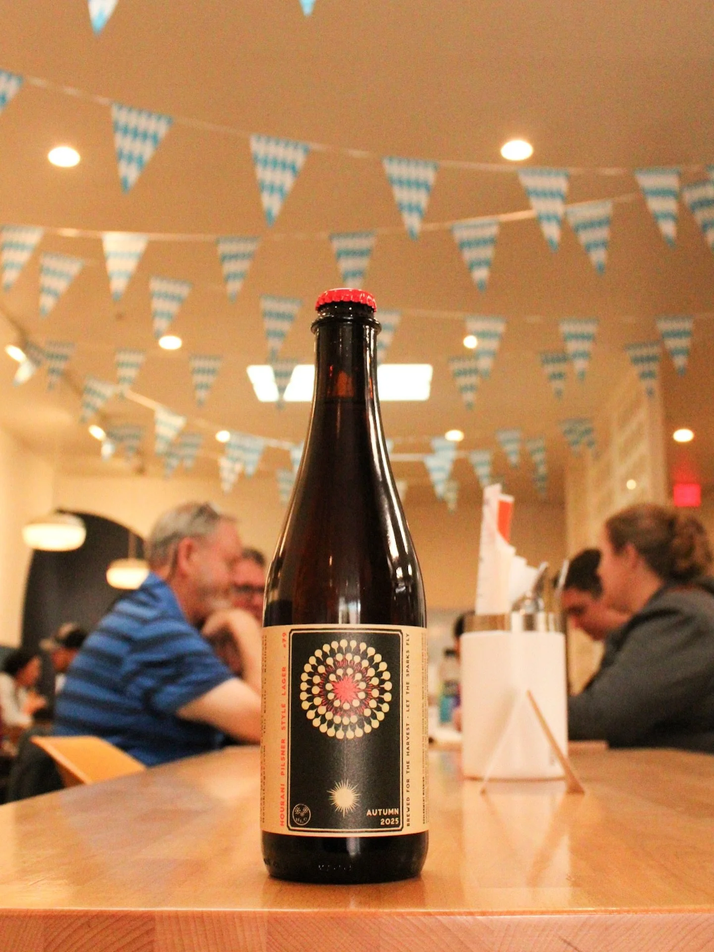 Picture it: You. Us. Under the Oktoberfest bunting drinking @hanabilager ON DRAFT 👀 &amp; don&rsquo;t get us started on all the amazing food offerings we&rsquo;ll have along with pretzels from @loveparkpretzels &amp; wine pairings from our friends @