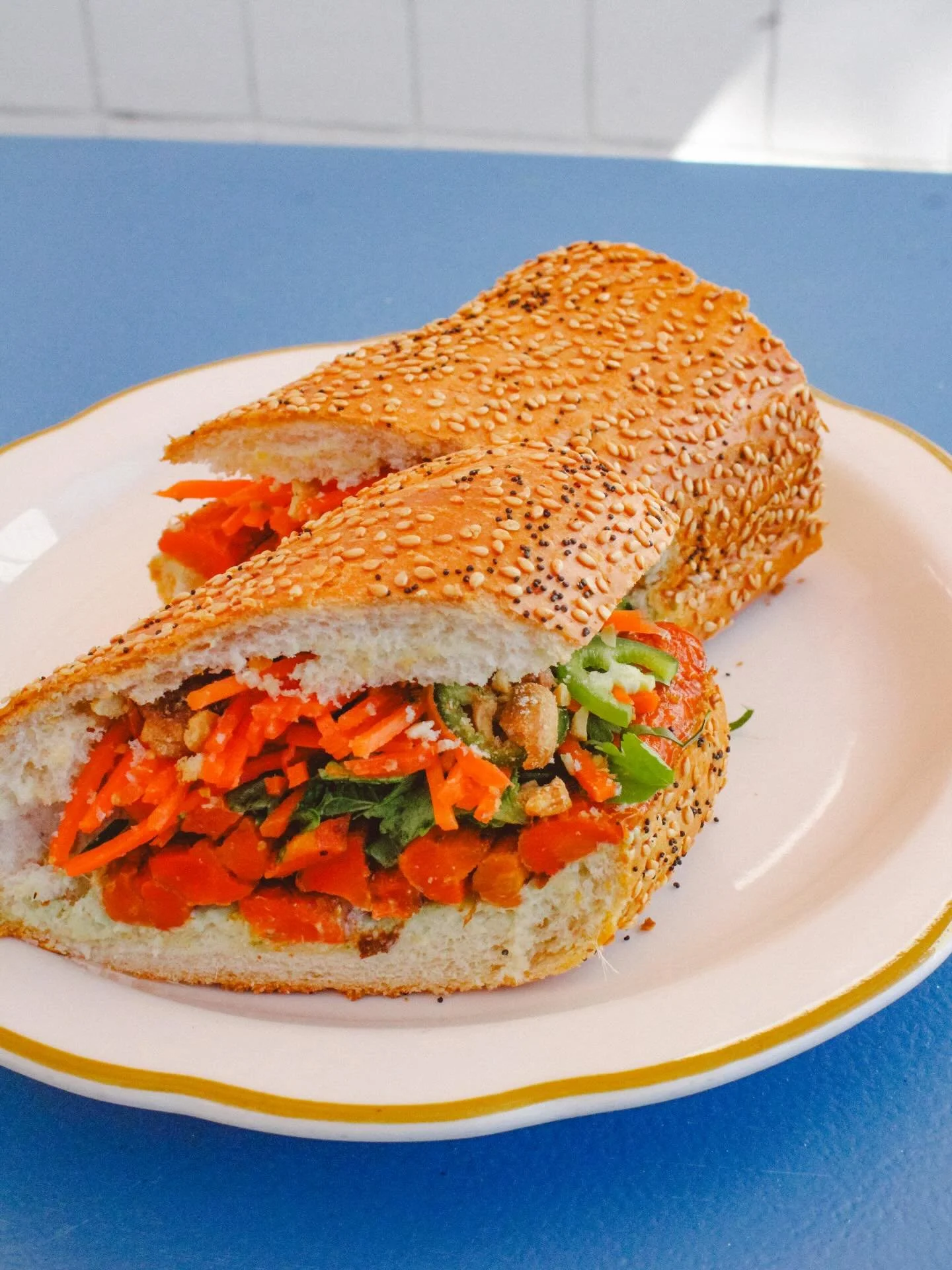 To quote the iconic 90s girl group that is the Spice Girls.. Spice up your life! 🪩🥕 Regardless if you&rsquo;re feeling posh or sporty the New Spicy Carrot Sandwich is for you 💗