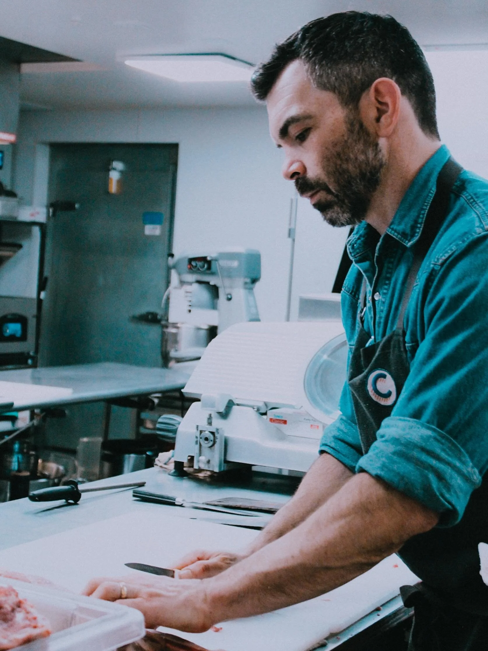 A rare Kevin sighting on the feed! 📸 Usually he&rsquo;s behind the scenes making the magic happen, but rumor has it a butchery class with Kev could be coming soon&hellip; stay tuned 👀