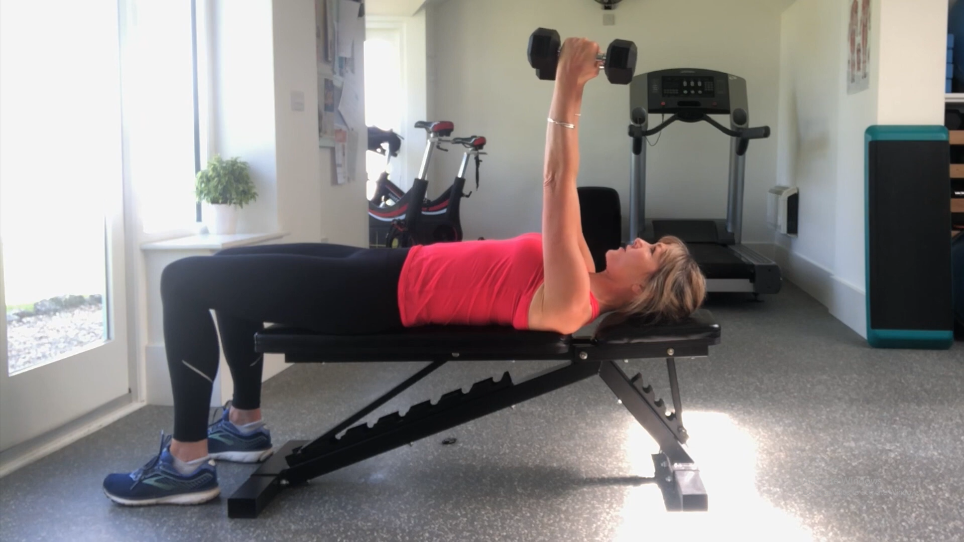 Supine Dumbbell Tricep Extension