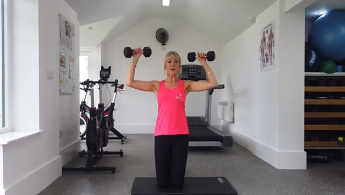 Kneeling Shoulder Press