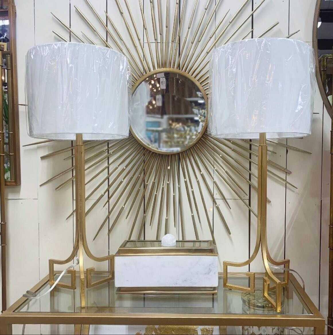 Lux lamps are back in stock! Just in time for move in! Hurry before they are gone again! 

Product details: $150 each; 34&rdquo; H X 9&rdquo;W; 📦 can be shipped for an additional fee (can only be ship in pairs)