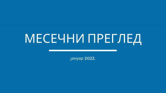Месечни преглед: јануар