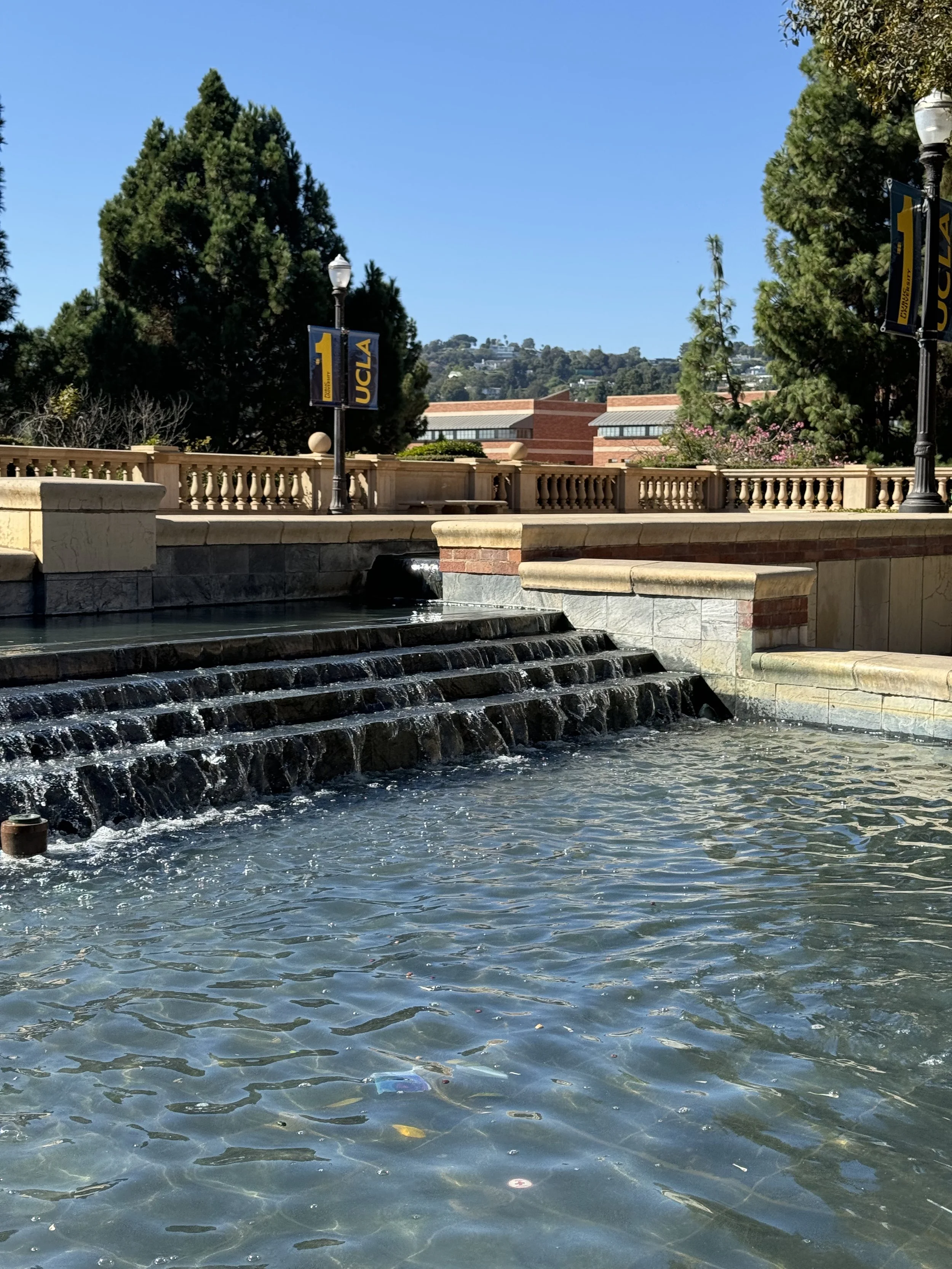 UCLA fountain