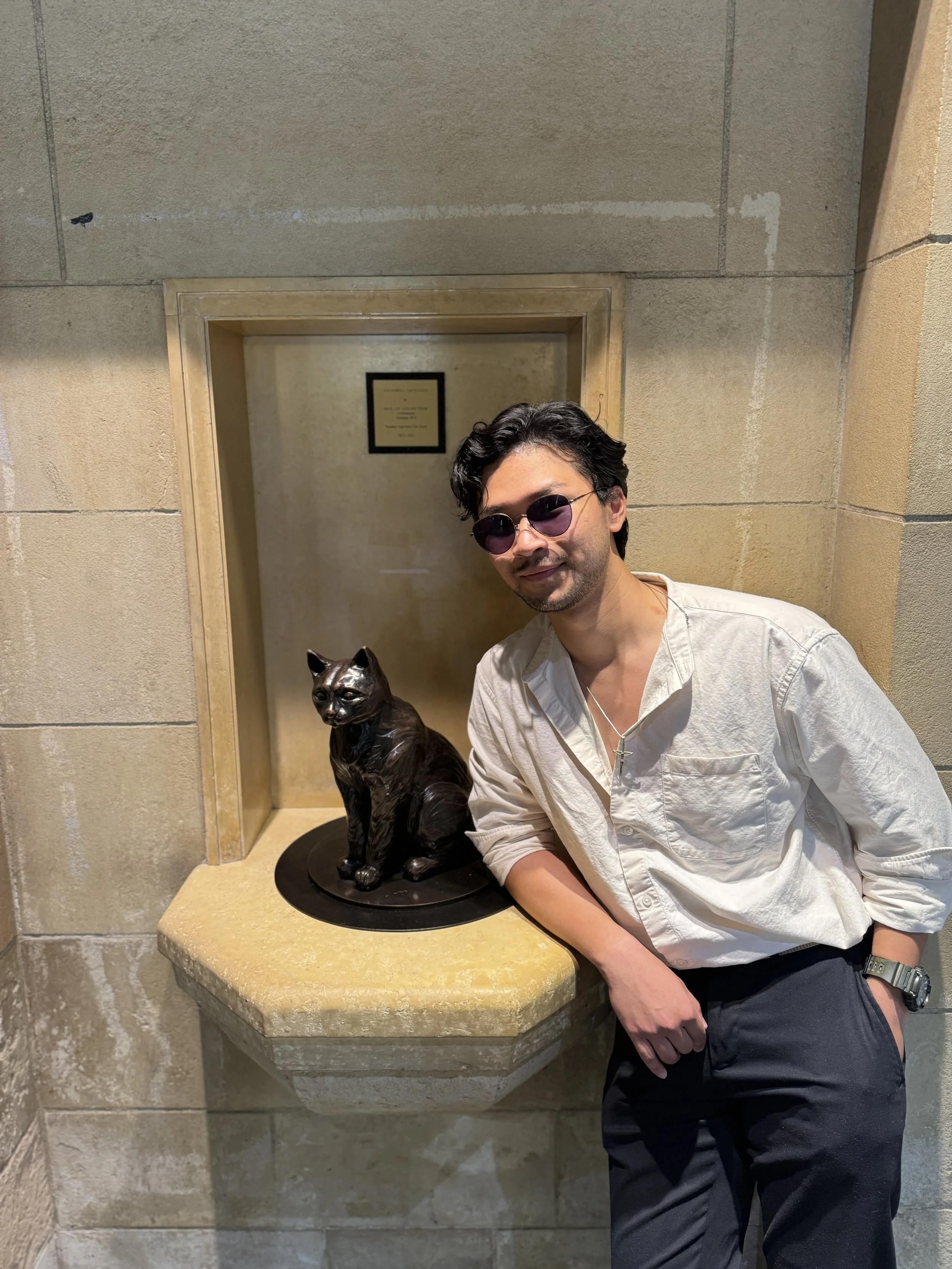 Powell Cat commemorated with UCLA alumnus-made statue