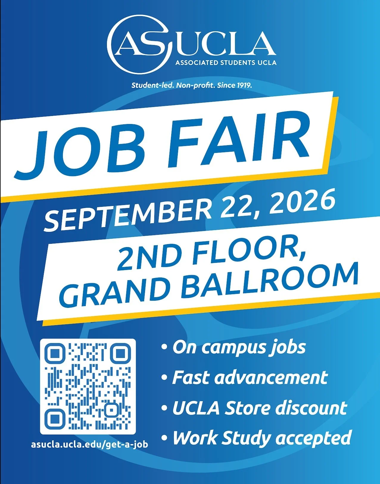 Now hiring: Explore campus employment opportunities at the 2026 ASUCLA Job Fair