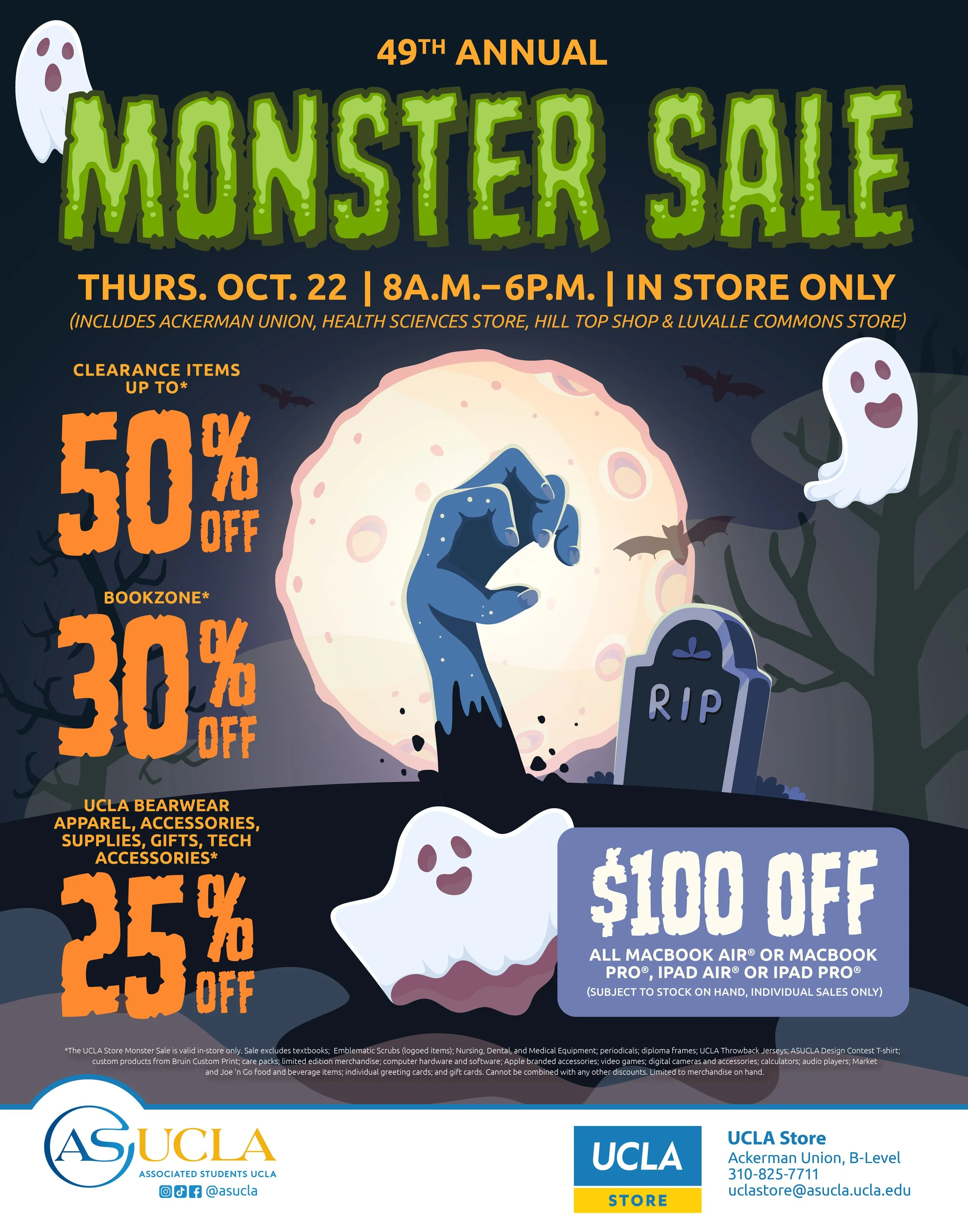 UCLA Store’s annual Monster Sale deals are bewitching