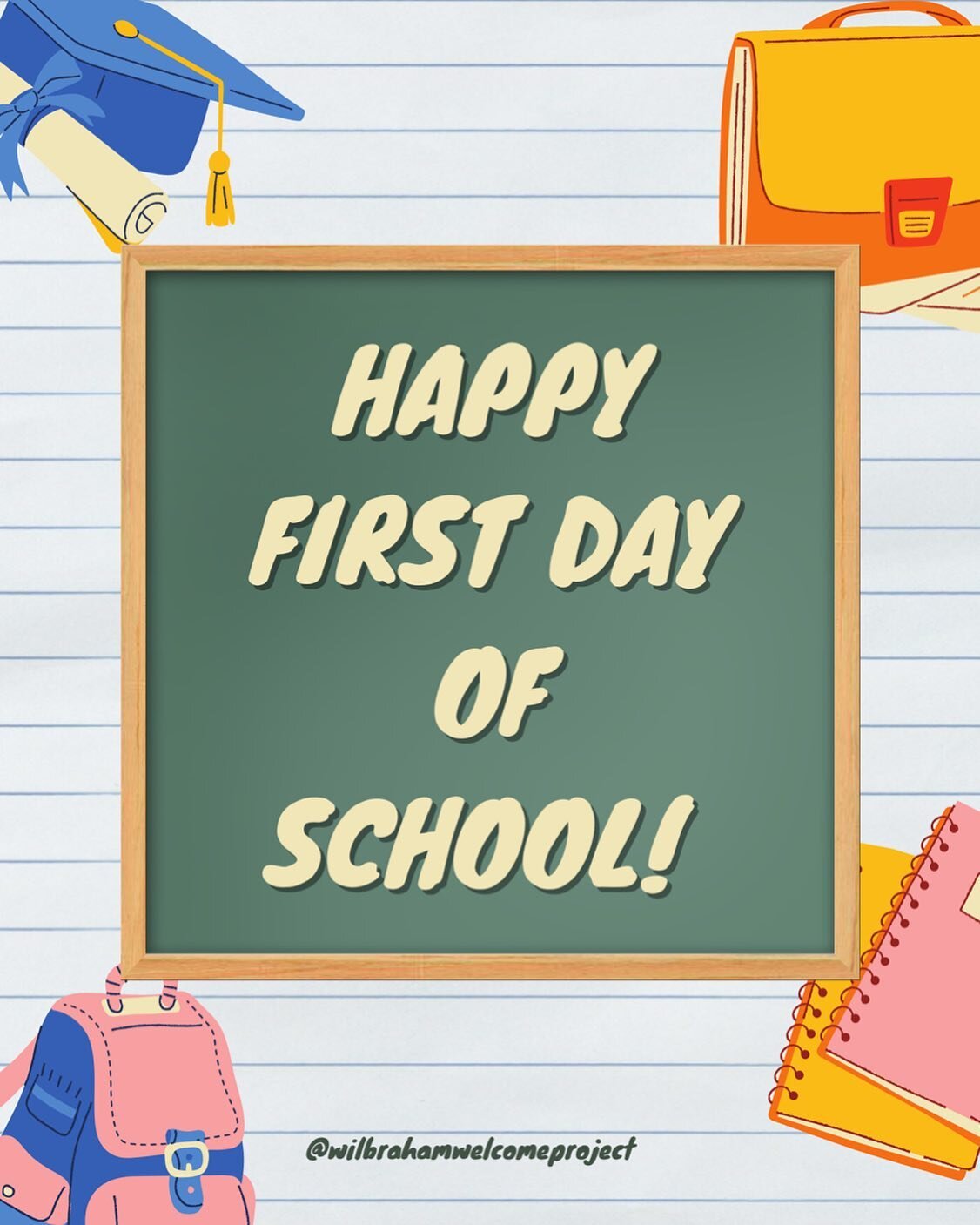 To all of our educators and support professionals, administrators, food service workers, bus drivers, coaches, parents, and most importantly our students- we hope you have a great day today! Here&rsquo;s to a new year of growing and learning!