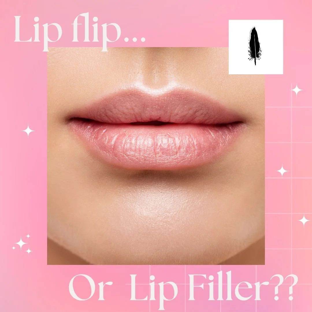 Both can be amazing options for fuller, beautiful summer lips.
Lip filler involves injecting hyaluronic acid filler directly into the lips to attract water and provide volume and hydration. The filler will cause lips to appear plumper and more define