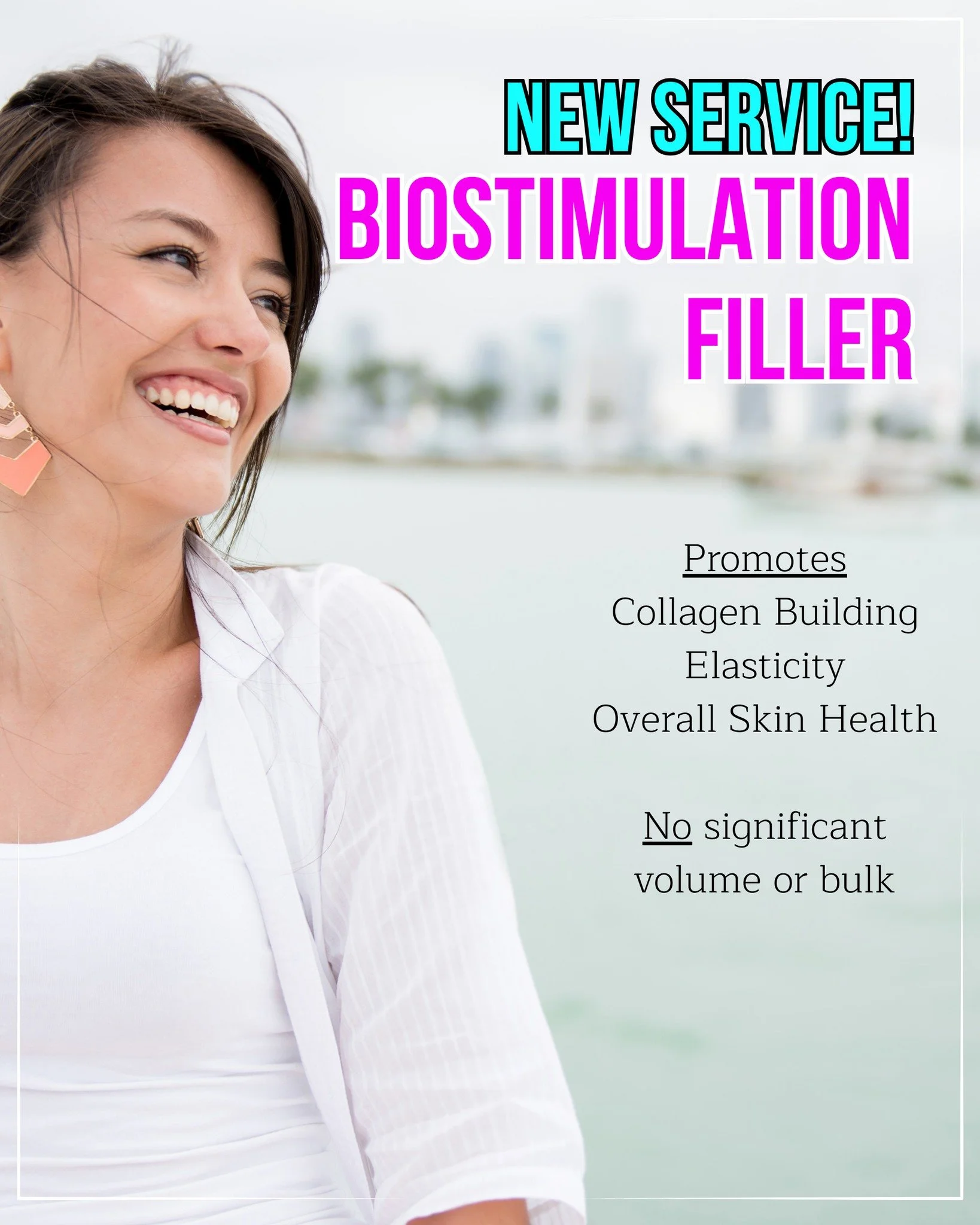 ‼️New treatment alert‼️ We are now offering a biostimulation filler package. Biostimulation filler promotes collagen building and overall health and elasticity of the skin without adding significant volume or bulk. Interested? Book a consultation tod