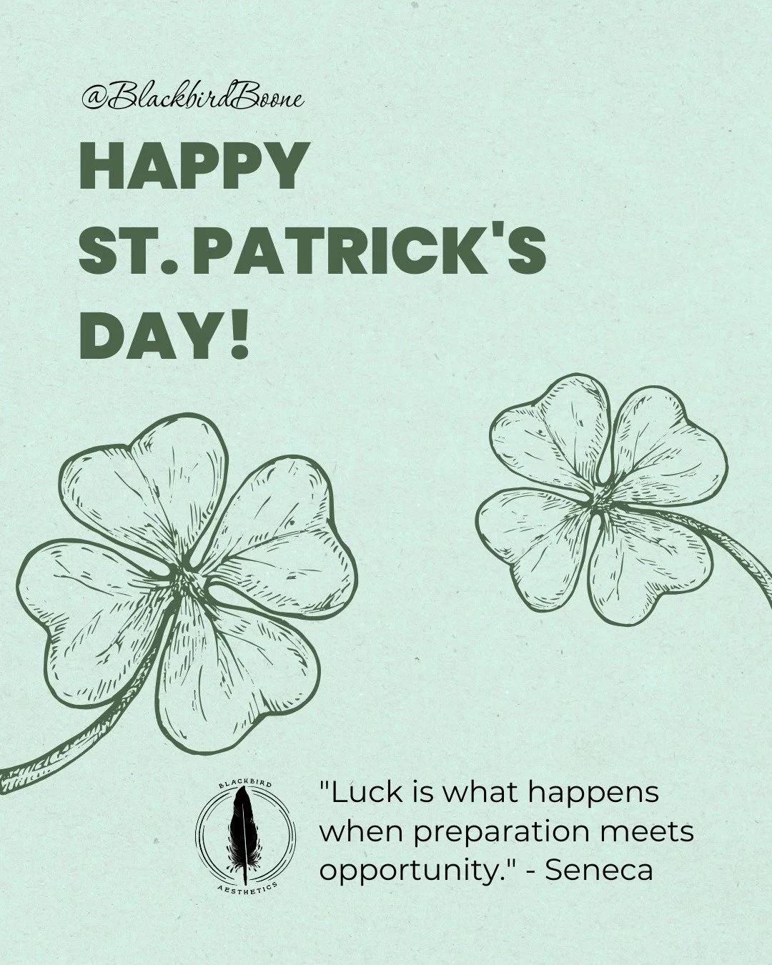 Happy St. Patrick's Day! ☘️ Wishing you a lucky day filled with self love and confidence.