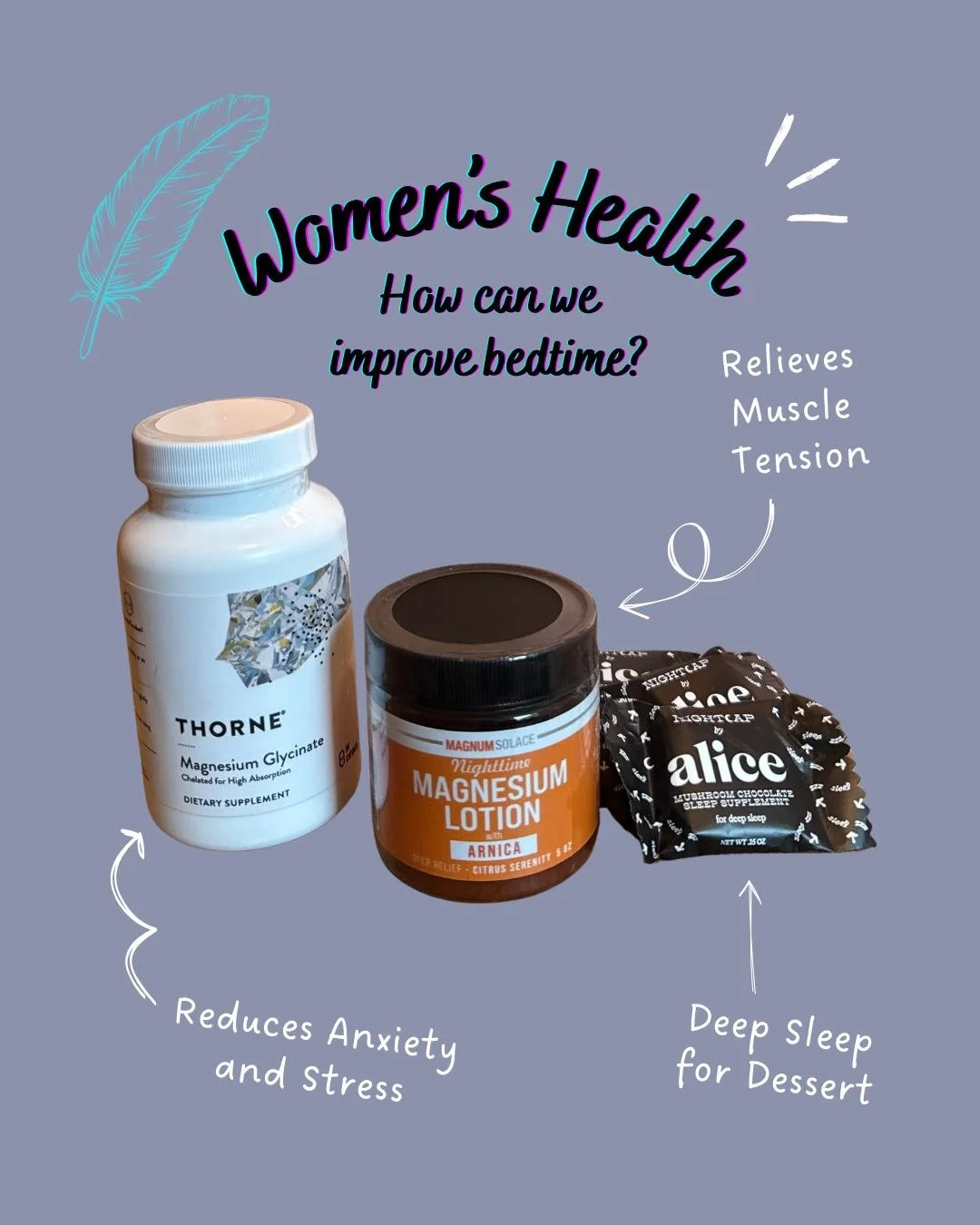 Sleep = Self Care 💤 Our sleep supplements can help you get those delicate eight hours (or more)! Book a consultation with Nikki Chappell, WHNP, for a personalized approach to your sleep struggles. Find what works for you!
