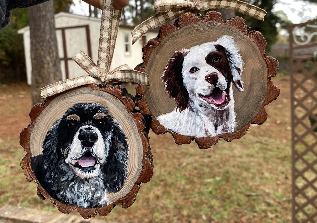 pet portrait paintings commission