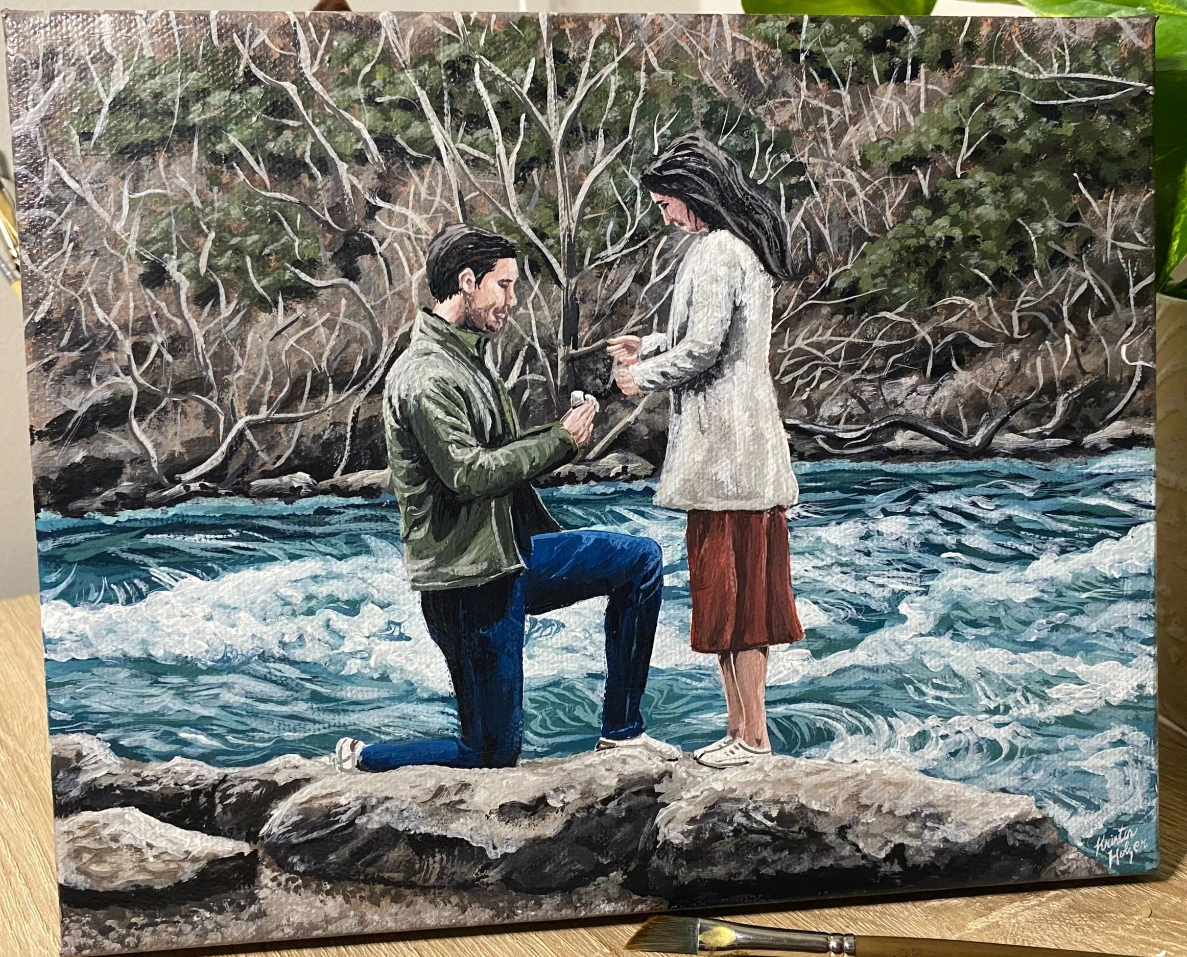 wedding painting