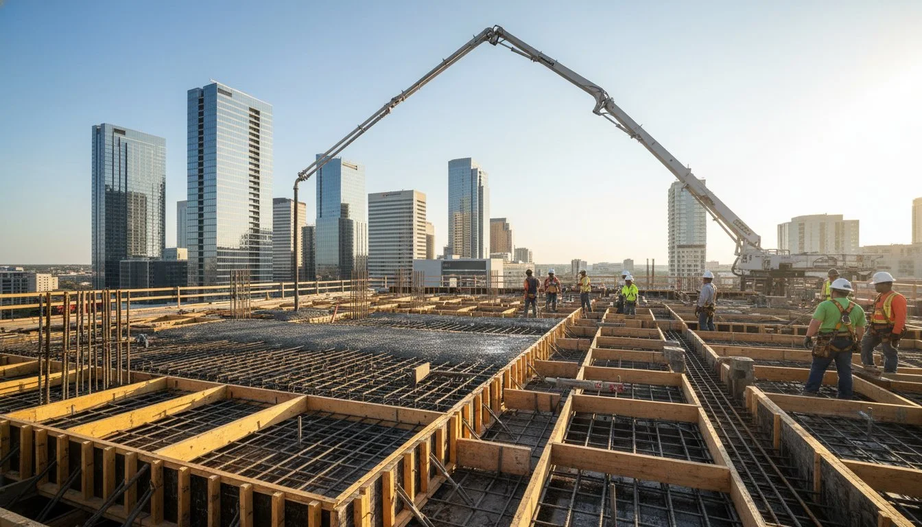 CIP Midrise and Highrise Structures in Houston and Austin