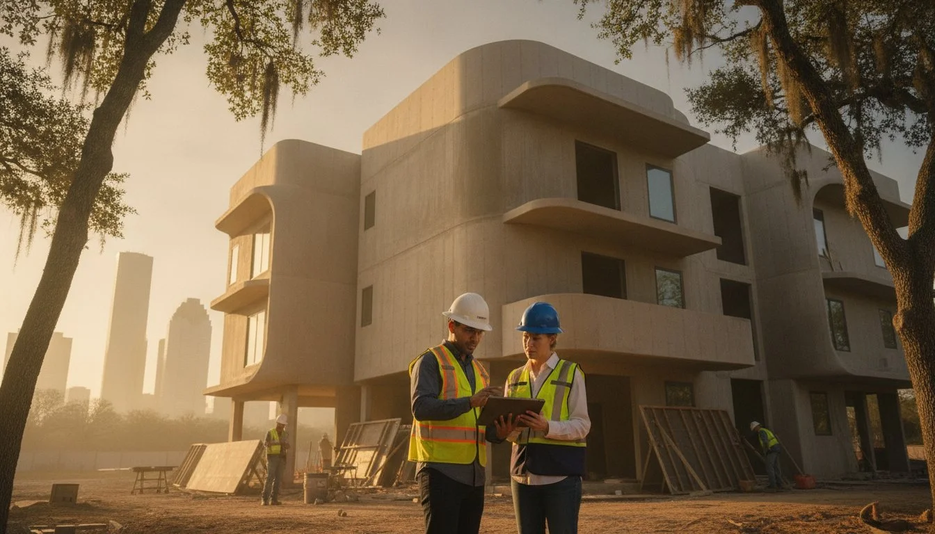 Thin Shell Cast-in-Place Concrete for Houston Residential