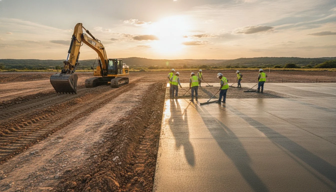 Turnkey Civil Construction in San Antonio: Streamlining Site Prep and Structural Concrete