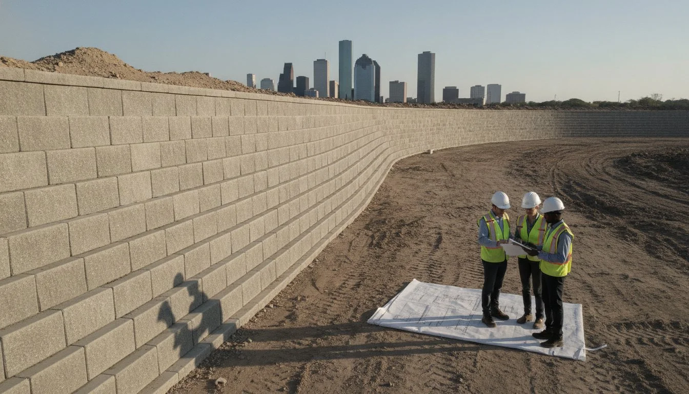 Commercial Retaining Wall Contractor in Houston: Structural Solutions for 2026 Developments