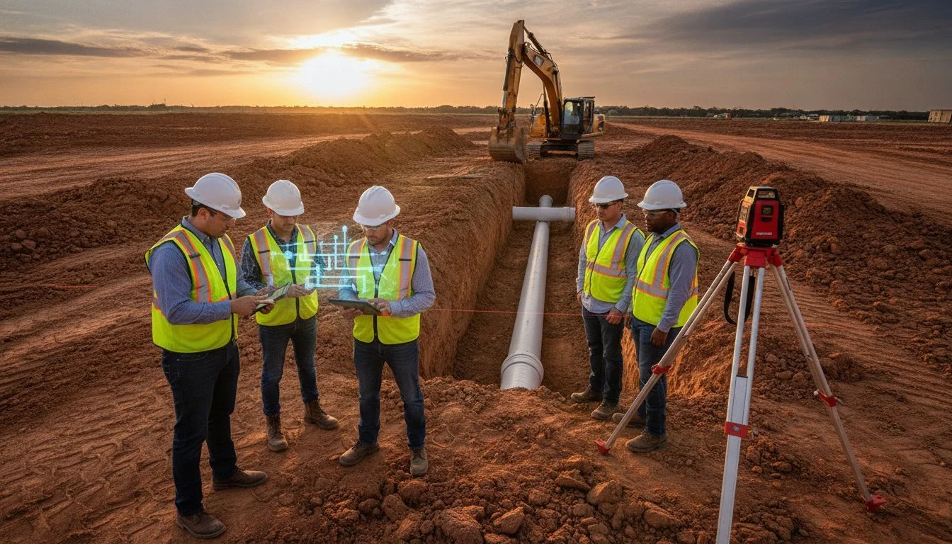 Sanitary Sewer Line Installation Contractor in Texas: Civil Infrastructure Excellence