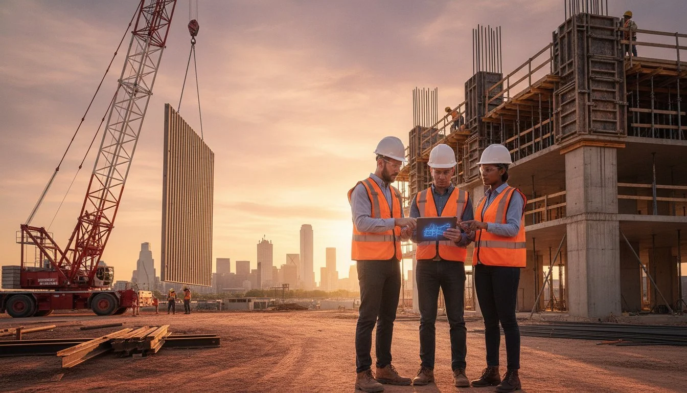 Tilt-Up vs. Cast-in-Place Construction: A Comparison for Texas Developers