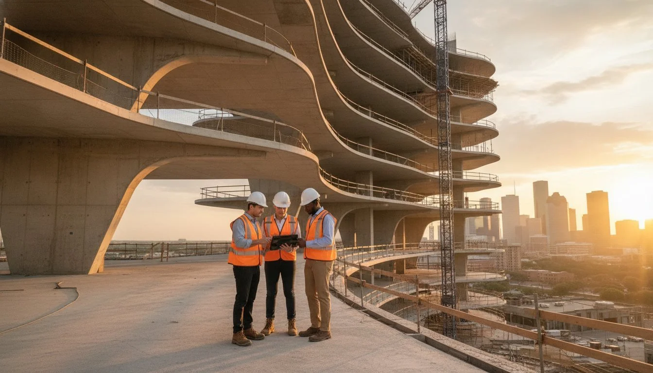 Thin Shell Cast-in-Place Concrete for Modern Hotel and Residential Construction