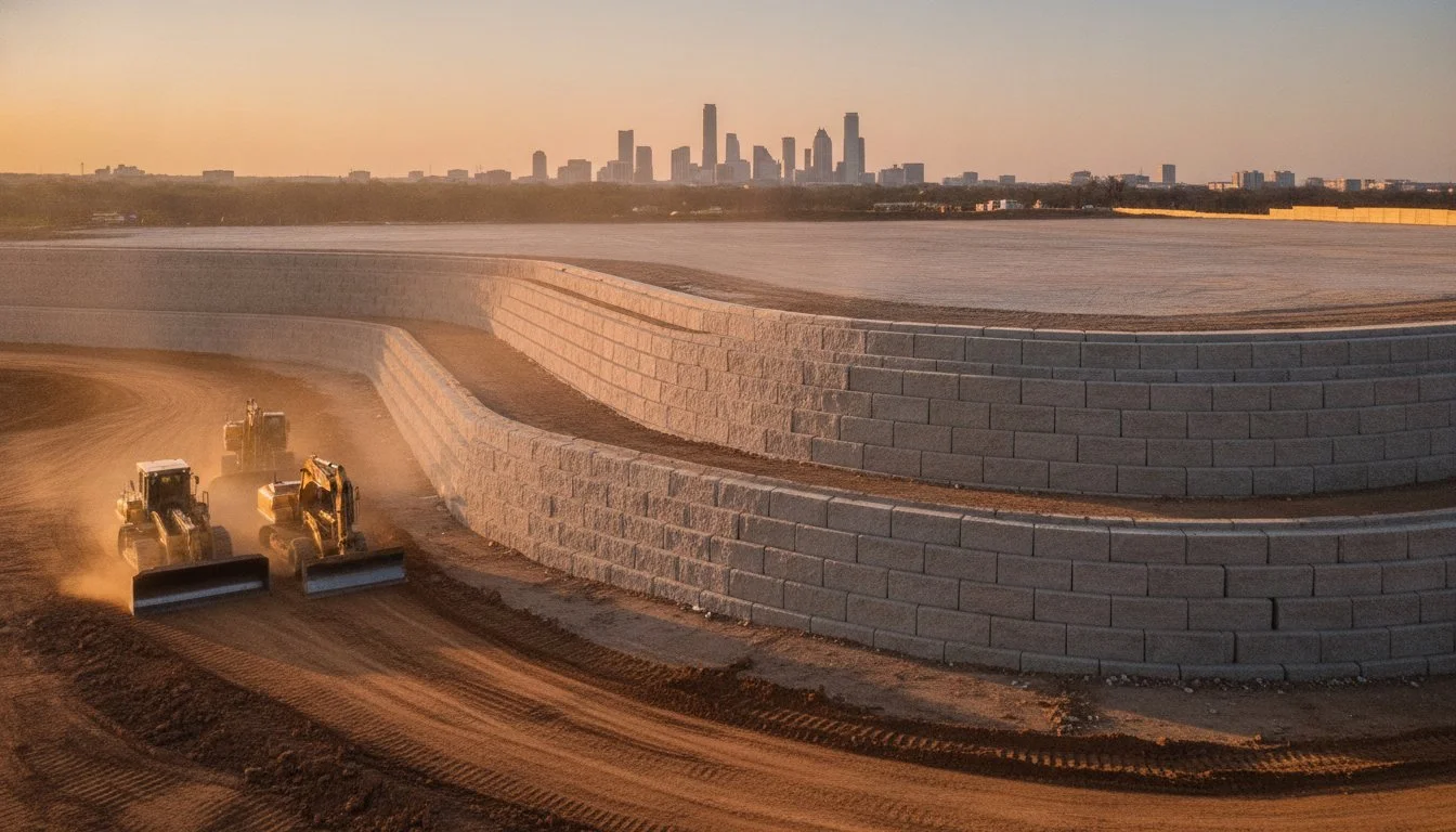 Commercial Retaining Wall Contractor Texas: Integrated Structural Solutions for 2026