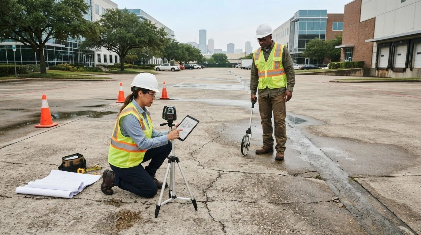 Concrete Paving Repair Contractor in Houston: A Commercial Buyer’s Guide