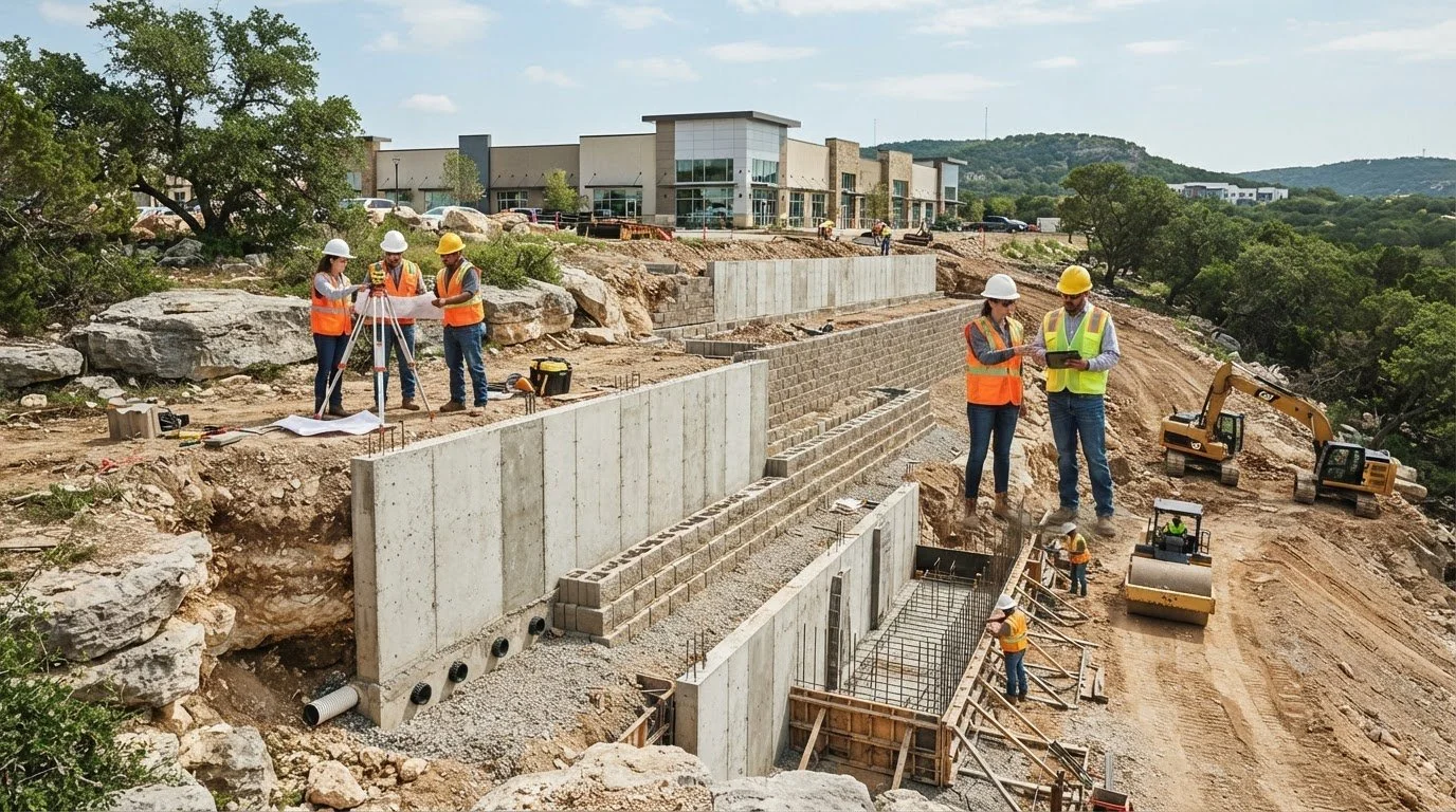 Retaining Wall Contractor in Austin: A Commercial Project Buying Guide